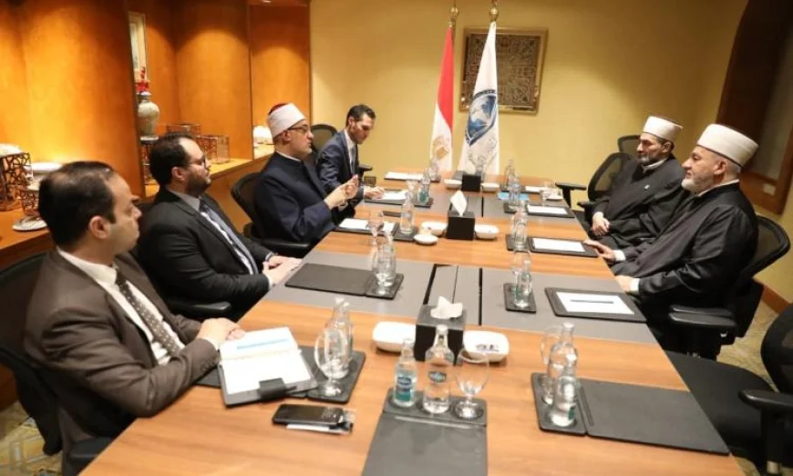 مفتيا مصر وبلجراد يناقشان تعزيز التعاون الإفتائي لخدمة الجاليات المسلمة في أوروبا