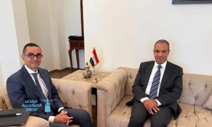 لقاء مهم بين وزير الخارجية والهجرة ووزير الاستثمار والتجارة الخارجية