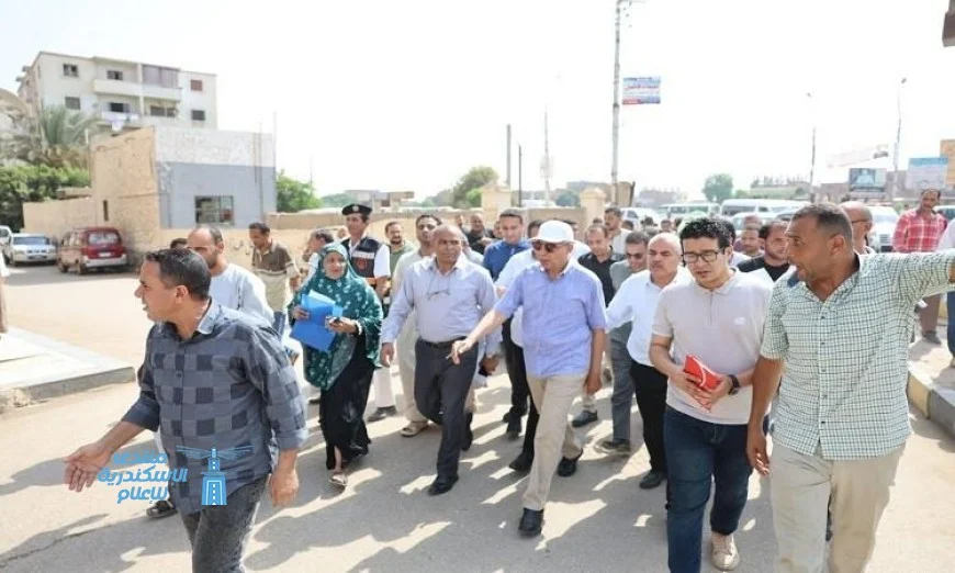 محافظ المنيا يستعرض الموقف الجديد ويدشن أحدث منظومة نقل مطورة