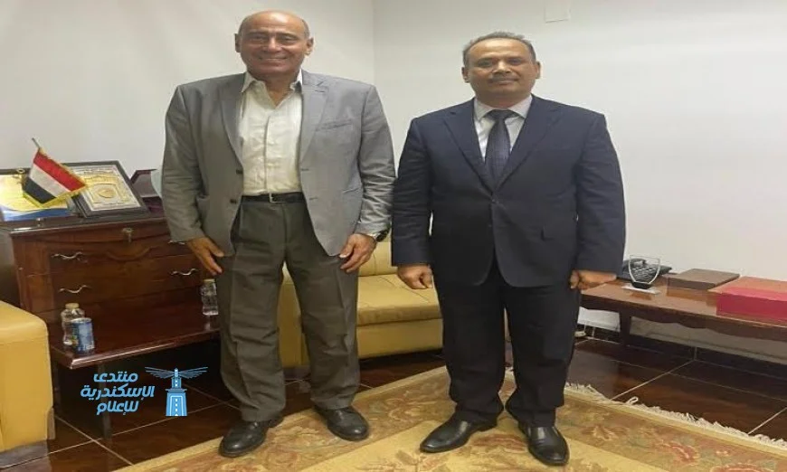رئيس جامعة المنيا يتعاون مع المستشار الثقافي اليمني لتعزيز الأكاديميا والبحث العلمي
