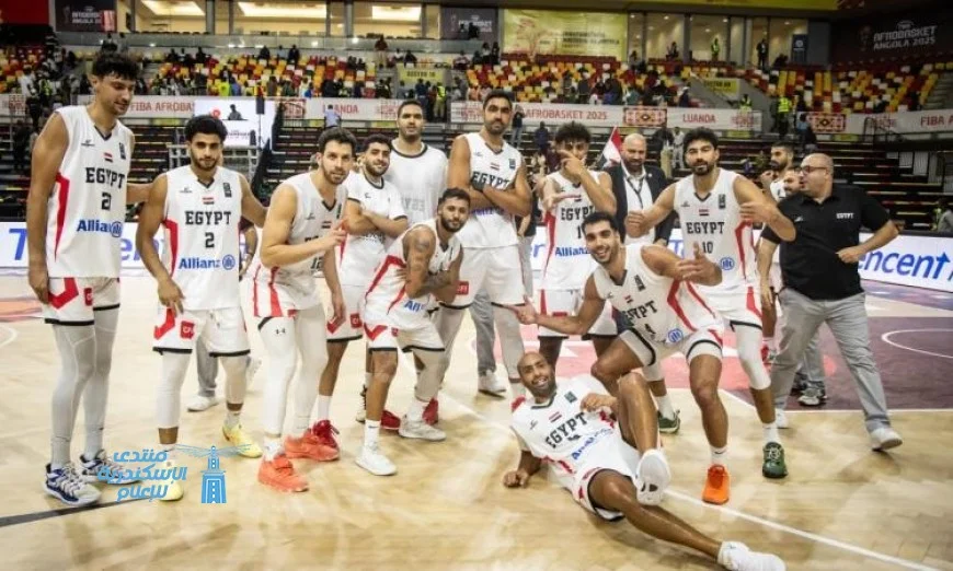 منتخب مصر يحجز مكانه في ربع نهائي الأفروباسكت رسميا