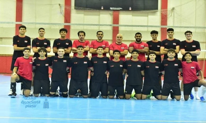 منتخب ناشئي الكرة الطائرة يسافر إلى الأردن للمنافسة في البطولة العربية
