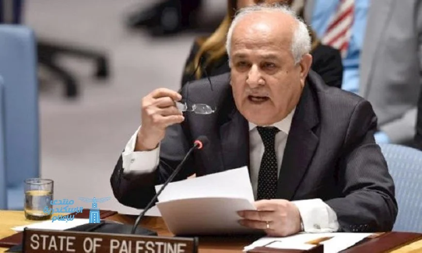 سفير فلسطين بالأمم المتحدة يدين اقتحام بن غفير لزنزانة البرغوثي وتهديده