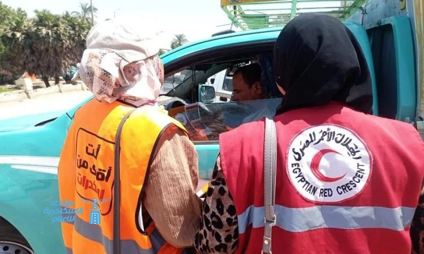 الهلال الأحمر يعزز الوعي لأكثر من 14 ألف شخص من خلال حملة القيادة الآمنة