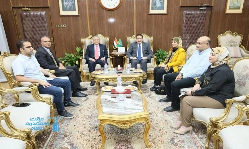 محافظ المنوفية يواصل متابعة تقدم مشروع مكتبة مصر العامة في كفر المصيلحة