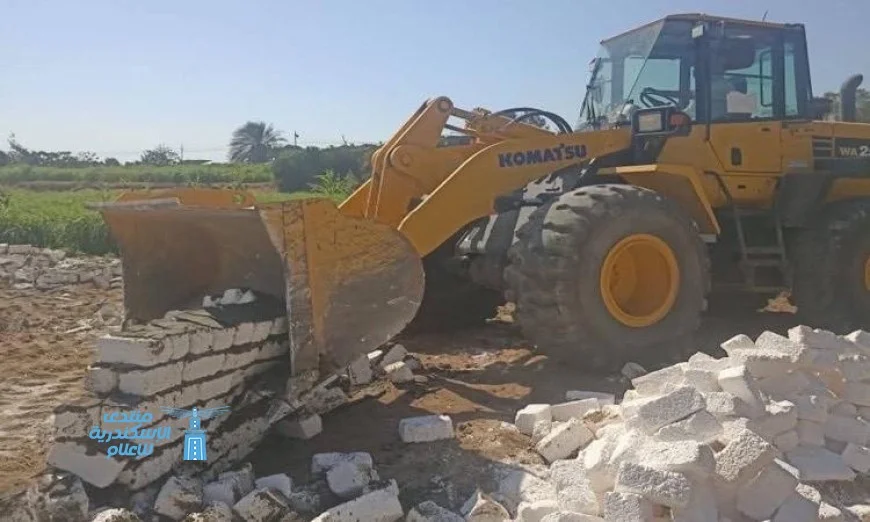 استعادة 7080 مترًا مربعًا بنجاح في حملات إزالة التعديات بمحافظة البحيرة