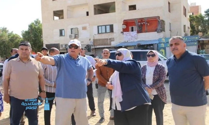 محافظ الوادي الجديد يتفقد تقدم مشروع مدرسة المتفوقين STEM بالخارجة
