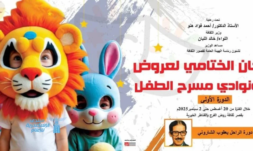 اكتشاف المواهب في مهرجان شرائح ونوادي مسرح الطفل يعكس جهود قصور الثقافة