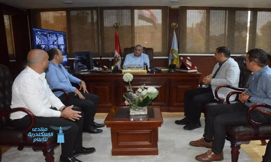 محافظ الغربية يبحث تحسين كفاءة مصنع تدوير ومعالجة المخلفات بالمحلة