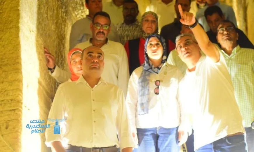 نائب وزير السياحة تستعرض تقدم ترميم المواقع الأثرية في الإسكندرية