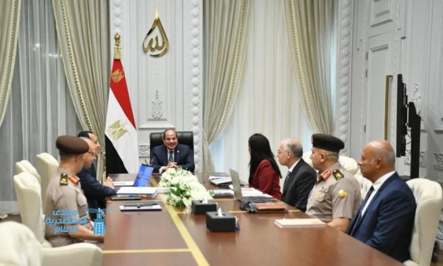 السيسي يراجع توافر المياه لدعم المشاريع الزراعية واحتياجاتها