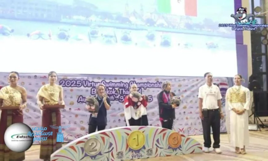 وزير الرياضة يهنئ البطلة فريدة أسامة على فوزها بذهبية سباق 100 متر لذوي متلازمة داون