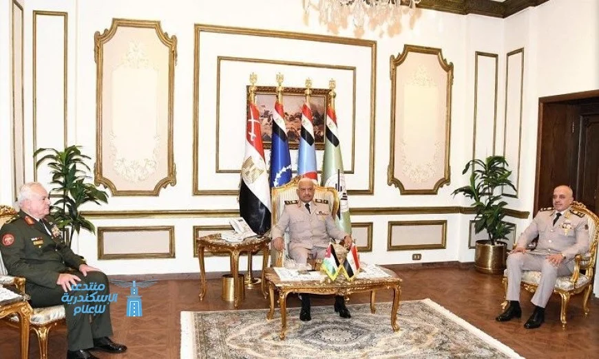 لقاء وزير الدفاع ورئيس الأركان مع رئيس هيئة الأركان المشتركة الأردنية لتعزيز التعاون المشترك