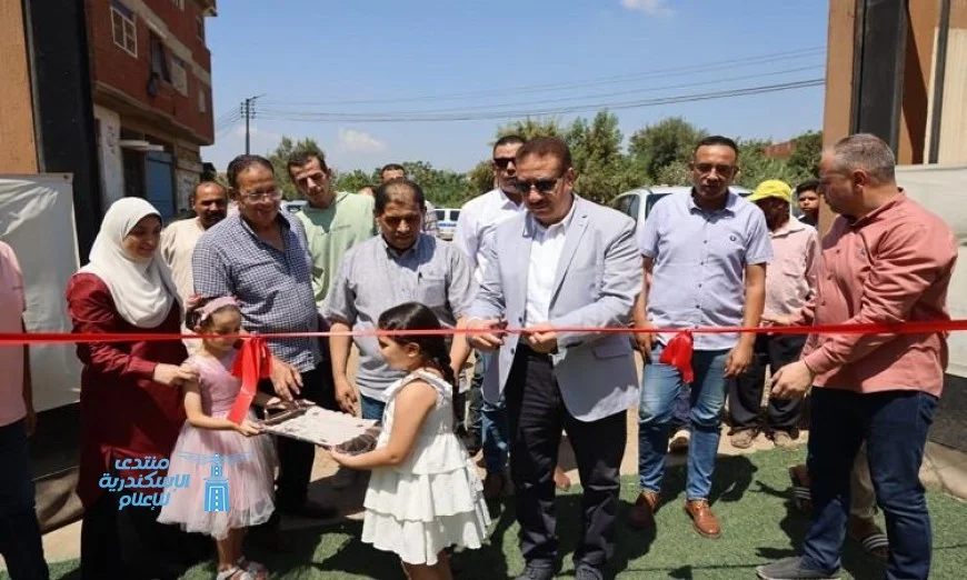 محافظ المنوفية يدشن مشروع محطة رفع الصرف الصحي في قرية سرسموس لتحقيق مستقبل أنظف