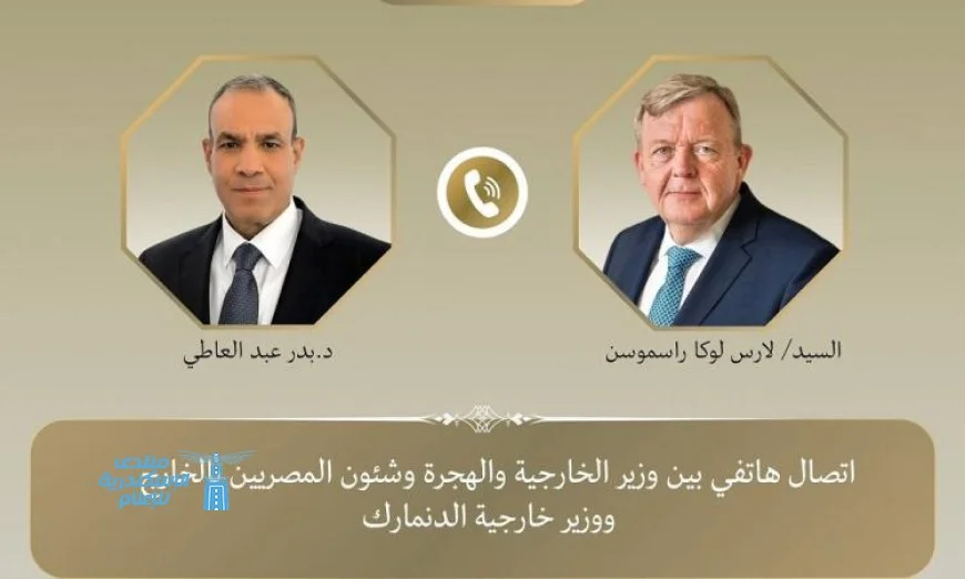 وزير الخارجية يناقش مع نظيره الدنماركي عبر الهاتف مقترحا لوقف إطلاق النار في غزة