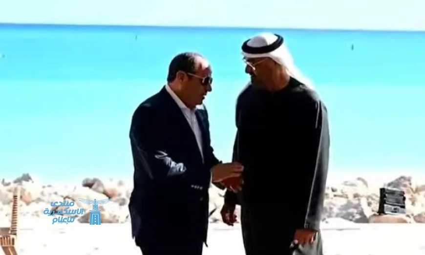 المتحدث الرئاسي يعرض فيديو لقاء الرئيس السيسي مع رئيس الإمارات العربية المتحدة