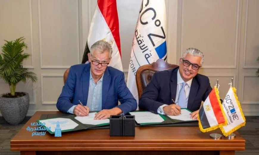 منطقة قناة السويس الاقتصادية توقع اتفاقية مشروع صن جاردن الألماني الرائد في الأقمشة والمفروشات