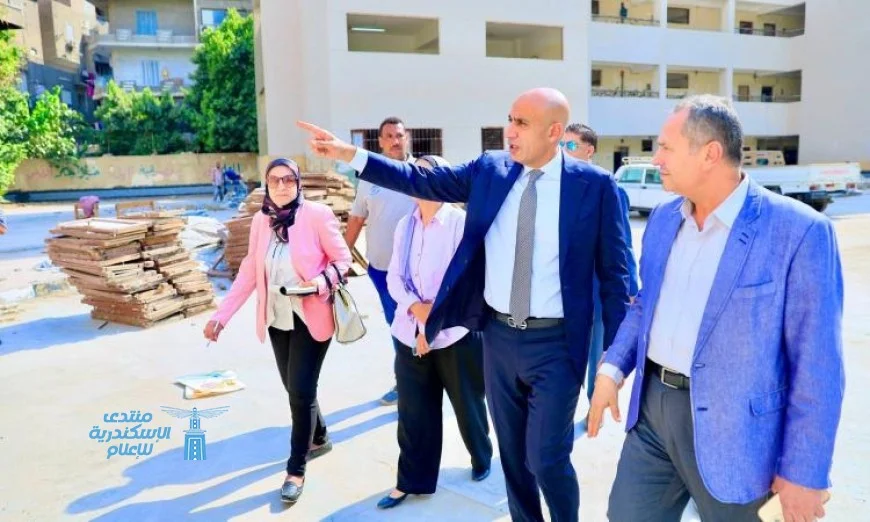 وزير التعليم يزور التجهيزات لتحويل مدرستين إلى مدارس مصرية يابانية مميزة