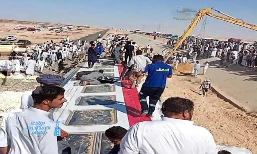 ارتفاع عدد مصابي حادث قطار مطروح إلى 94 إصابة حسب وزارة الصحة