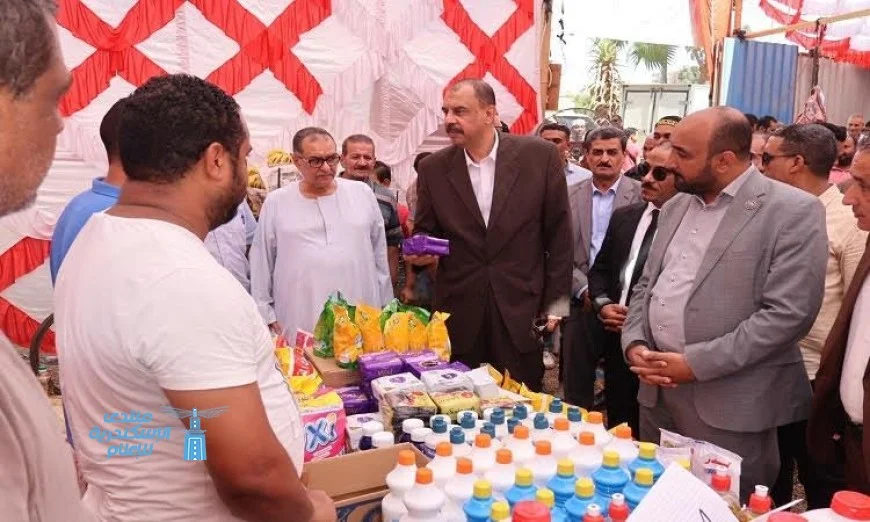 افتتاح محافظ سوهاج لسوق اليوم الواحد في مدينة البلينا ينعش الاقتصاد المحلي