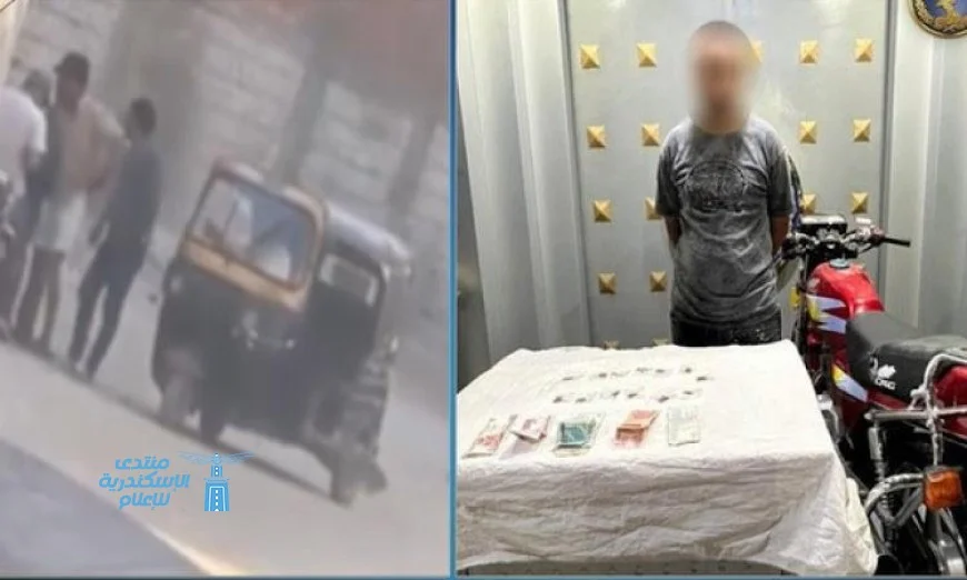 تفاصيل جديدة حول فيديو قائد الدراجة النارية المروج للمخدرات في الفيوم