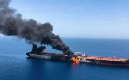 انفجار يهز البحر الأحمر قرب ناقلة نفط إسرائيلية