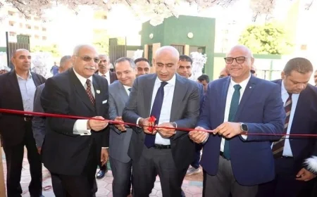 افتتاح مدرسة مرصفا للتعليم الأساسي بحضور محافظ القليوبية ووزير التربية والتعليم