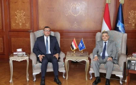 صور بحث إنشاء محطات لتحلية المياه بمدن القناة بين ربيع والشربيني