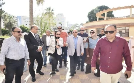 محافظ بورسعيد يشرف على تحضيرات المدارس لاستقبال العام الدراسي 2025-2026