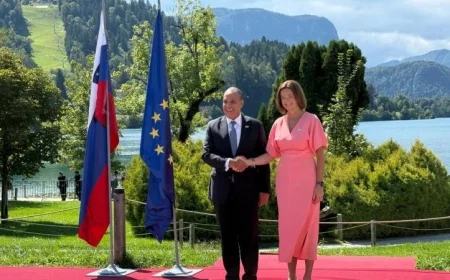 فخر سلوفينيا بالشراكة المصرية في منتدى بليد تؤكده وزيرة الخارجية