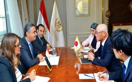 وزير التموين يناقش مع السفير الياباني سبل تعزيز الاستثمار والتعاون المشترك في مصر