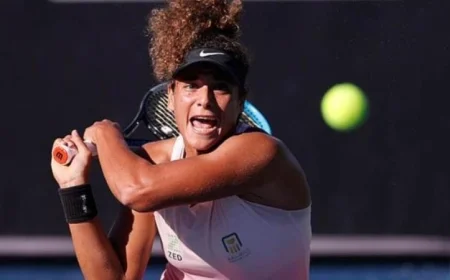 ميار شريف تغادر بطولة مونترو المفتوحة للتنس من الدور الأول