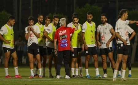 منتخب مصر يكثف استعداداته لمواجهة تونس في كأس العرب