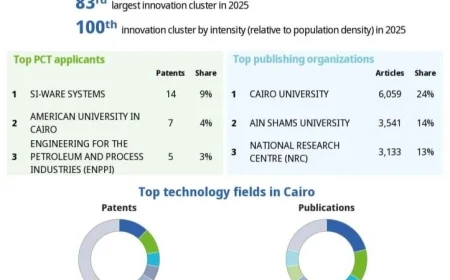 جامعة القاهرة تحقق قفزة نوعية في مؤشر الابتكار العالمي 2025