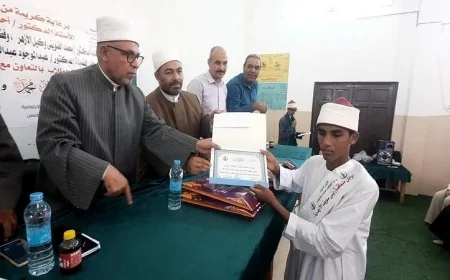 منطقة بني سويف الأزهرية تحتفل بالمولد النبوي الشريف بأسلوب مميز وجو من البهجة