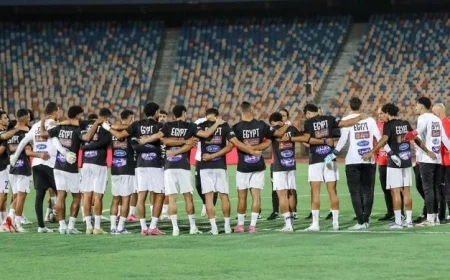 المنتخب المصري يرفع وتيرة تحضيراته لمواجهة إثيوبيا على أرض استاد القاهرة
