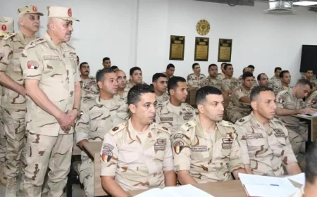 رئيس أركان حرب القوات المسلحة يتابع تطورات التعليم في المعاهد العسكرية لضمان الجودة والتفوق