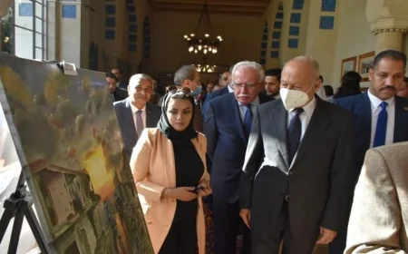 أبو الغيط ووزراء الخارجية العرب يطلقون فعاليات معرض سيرة ومسيرة