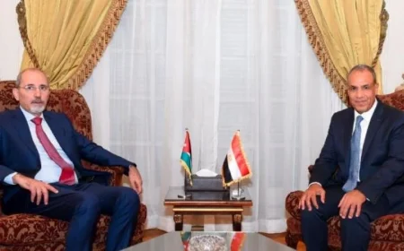 مباحثات مكثفة بين وزيري الخارجية الأردني والفلسطيني حول تطورات الأوضاع في الأراضي الفلسطينية