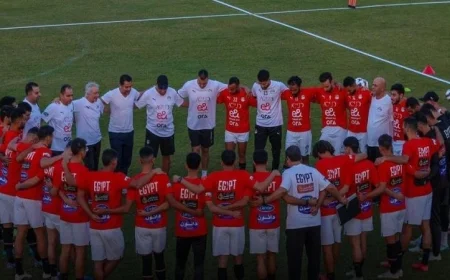 منتخب مصر يواصل تدريباته بقوة استعداداً لمواجهة تونس في كأس العرب