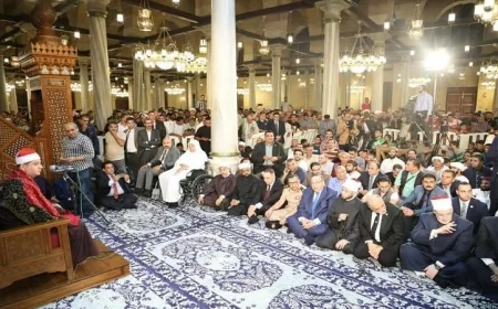 وزير الأوقاف يشارك في احتفالات الطرق الصوفية بمناسبة المولد النبوي الشريف