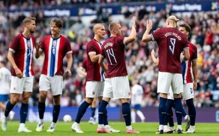 هالاند يتألق ويدفع النرويج للفوز على فنلندا بهدف نظيف في مباراة ودية