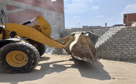 إزالة 9 حالات تعدٍ على 3000 متر مربع في الإسماعيلية تقضي على التجاوزات وتعيد النظام