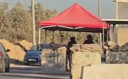 استشهاد فلسطيني بنيران الاحتلال الإسرائيلي عند حاجز المربعة قرب نابلس