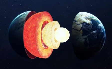 الكربون يفتح أسرار قلب الأرض والمجال المغناطيسي