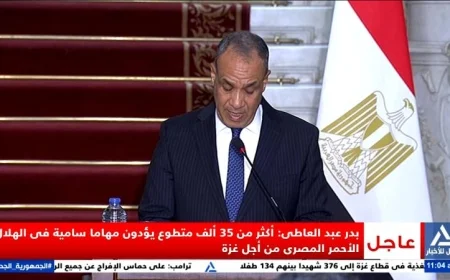 عبدالعاطي يؤكد دعم 35 ألف متطوع لجهود الهلال الأحمر المصري لإغاثة غزة