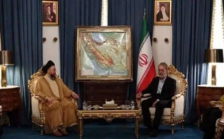 لاريجاني يدعو لتعاون أكثر واقعية مع العراق لتعزيز العلاقات المشتركة