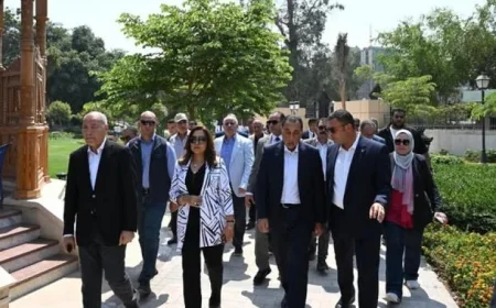 رئيس الوزراء يشرف على مشروع إحياء حديقة الأزبكية التراثية استعدادًا للافتتاح المرتقب