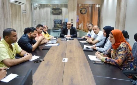 فرص استثمارية جديدة للمستثمرين قيد المناقشة من نائب محافظ المنوفية