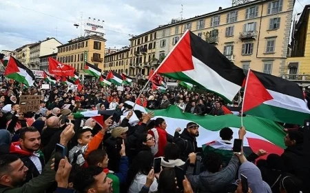 آلاف المتظاهرين في قلب باريس يطالبون بوضع حد للإبادة الجماعية في غزة